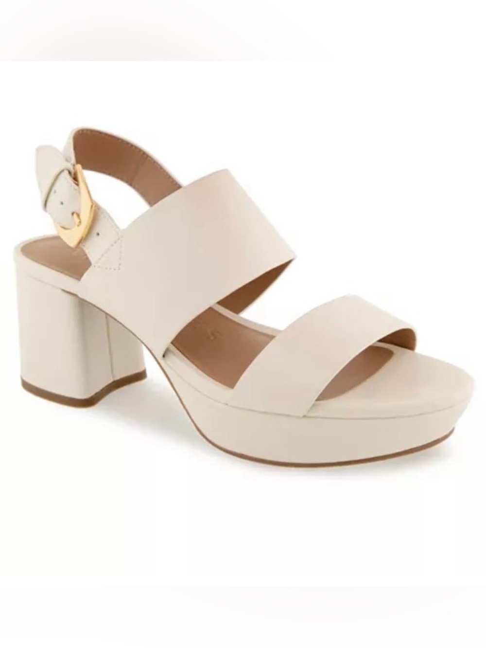 AEROSOLES Women's Camilia Round Toe Platform Sandal. Sz 8.5. NWT